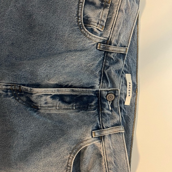 PACSUN HIGHRISE STRAIGHT LEG JEANS. - Picture 4 of 6